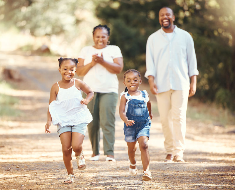 family happy after learning about bss cpa